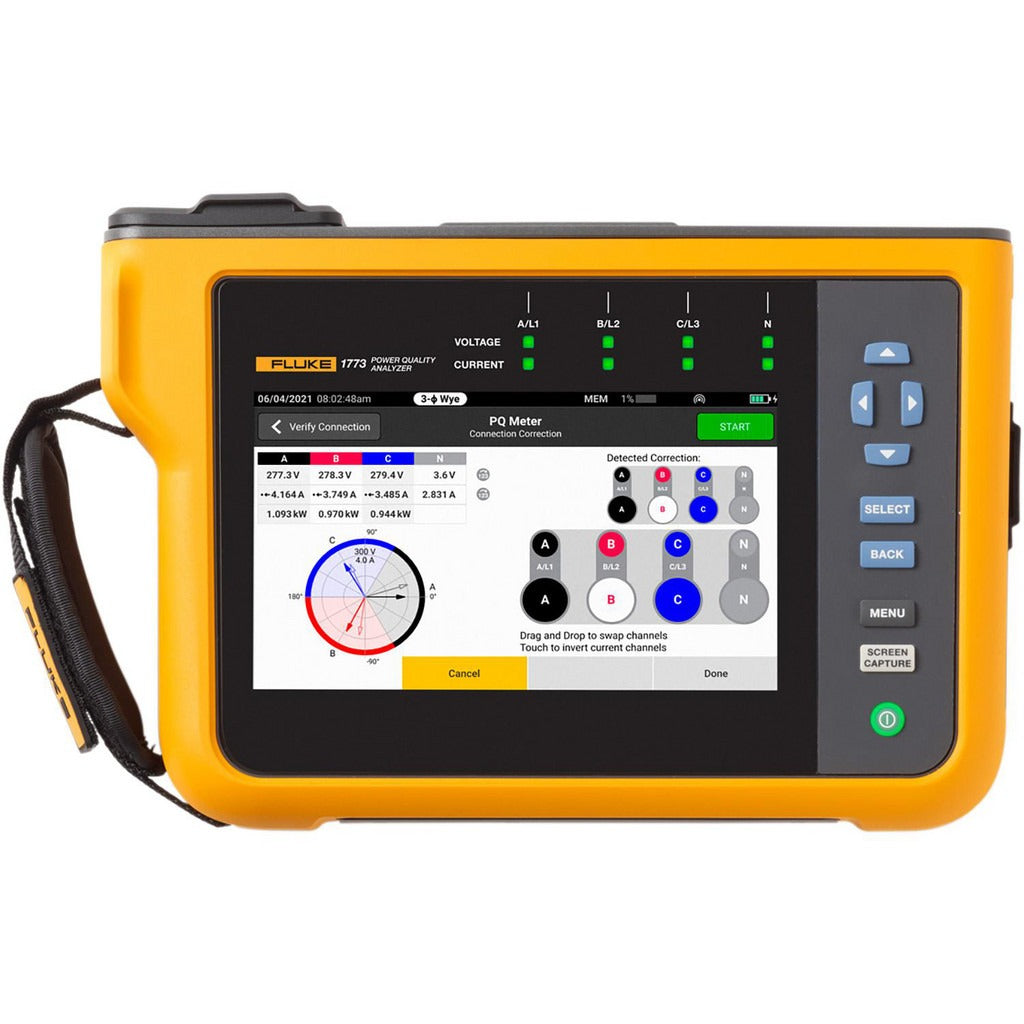 FLUKE Fluke FLUKE-1773 Three-phase Power Quality Analyzer