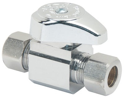 BRASSCRAFT Brass Craft G2CR11X Cd Chrome Straight Valve 3/8 Compression