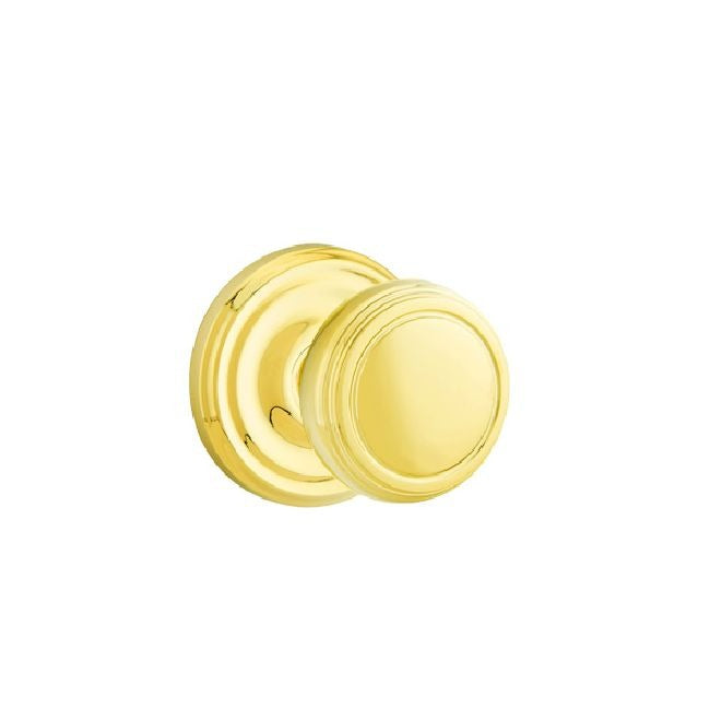 EMTEK Emtek 8100NWUS3 Norwich Knob Passage Set Polished Brass