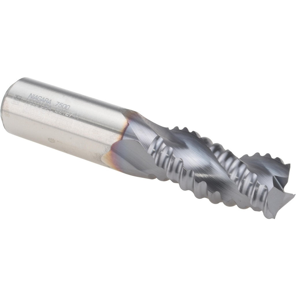 SECO TOOLS Seco 17013556 Roughing End Mill 3/4 in 3 Flute Cobalt Ticn