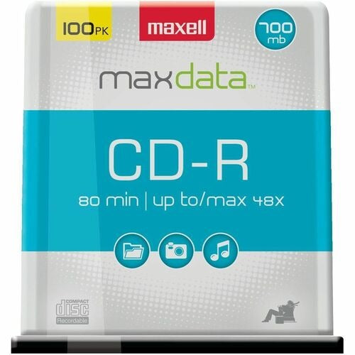 MAXELL Maxell MAX648200 Cd-r Discs 700MB 48X 100 Pack