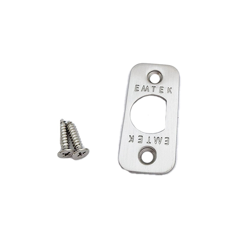 EMTEK Emtek 83231US15 Radius Corner Faceplate Satin Nickel