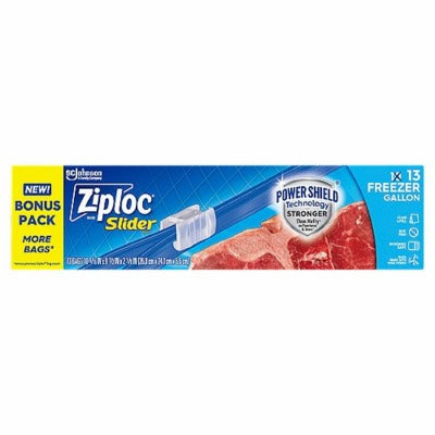 SC JOHNSON S C Johnson Wax 1352 Ziploc Slider Gallon Freezer Bags