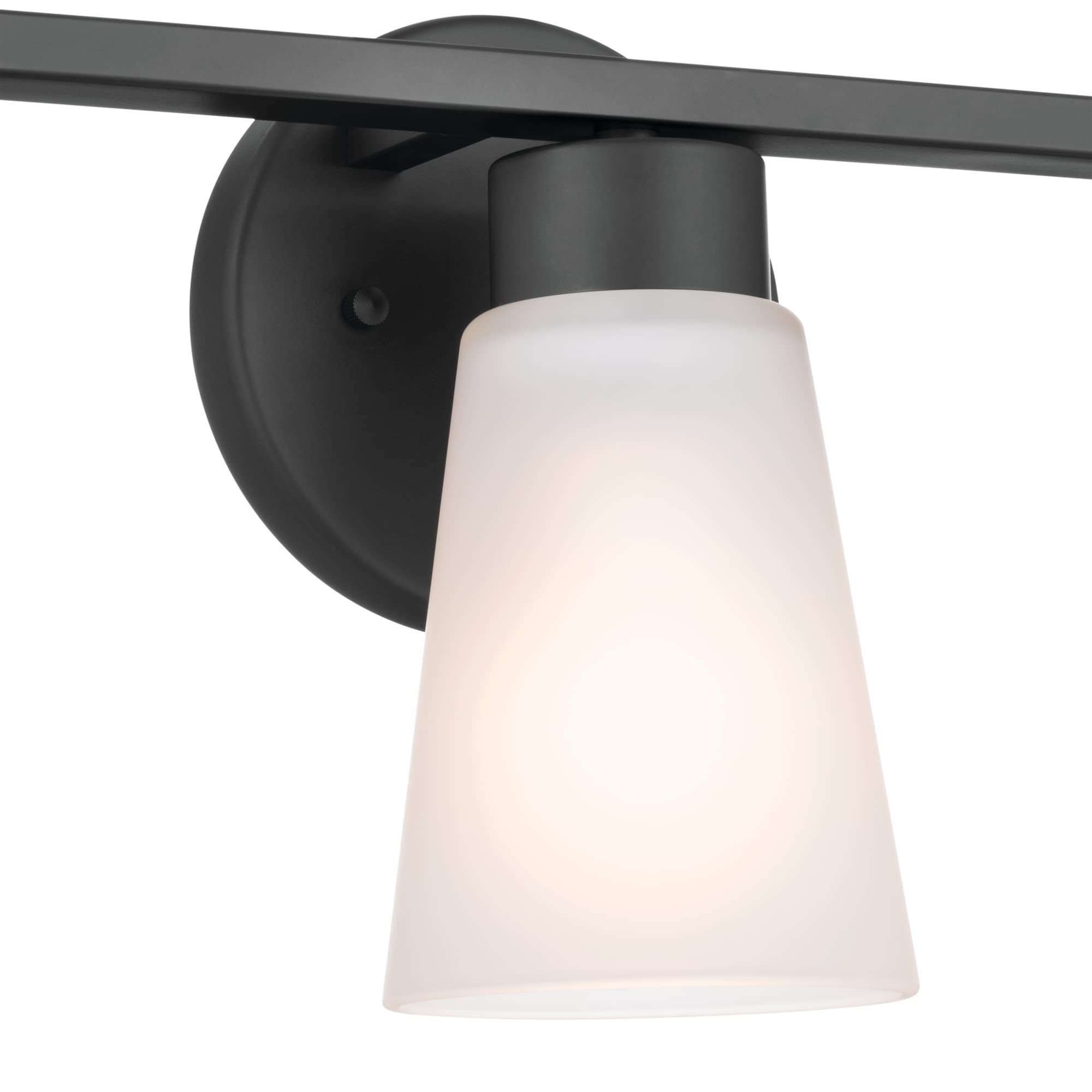 KICHLER Kichler 55121BK 3-light Bathroom Vanity Light Black