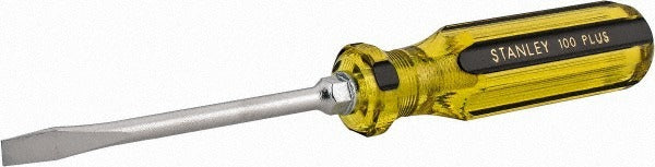 STANLEY Stanley 66-164-A Slotted Screwdriver 1/4 in Blade Acetate Handle