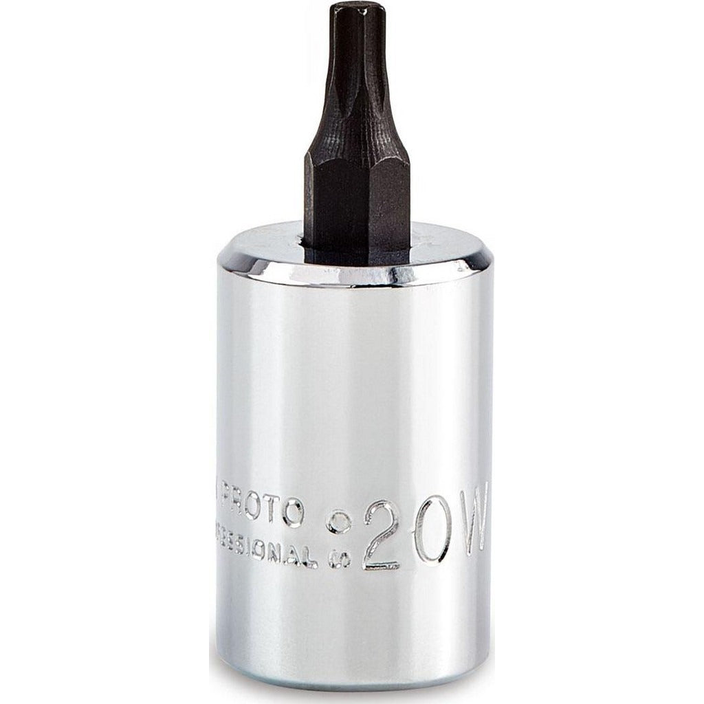 PROTO Proto J5239-20W T20 Torx Bit Socket 3/8 Inch Drive