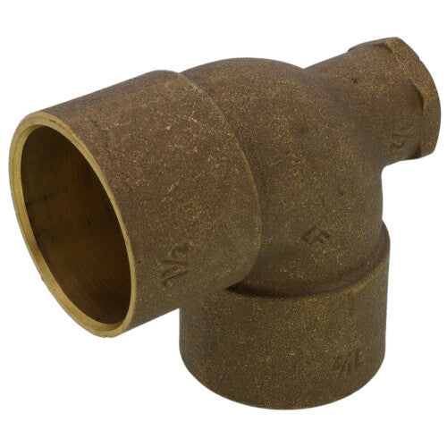 Everflow CFCT1501-NL 1-1/2 x 1/2 x 1-1/2 NOM Cast Brass Reducing Tee C x F x C Lead Free