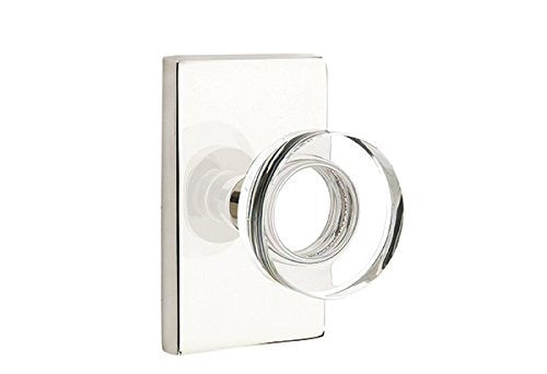 EMTEK Emtek 5052MDCUS14 Crystal Knob Dummy Pair Polished Nickel
