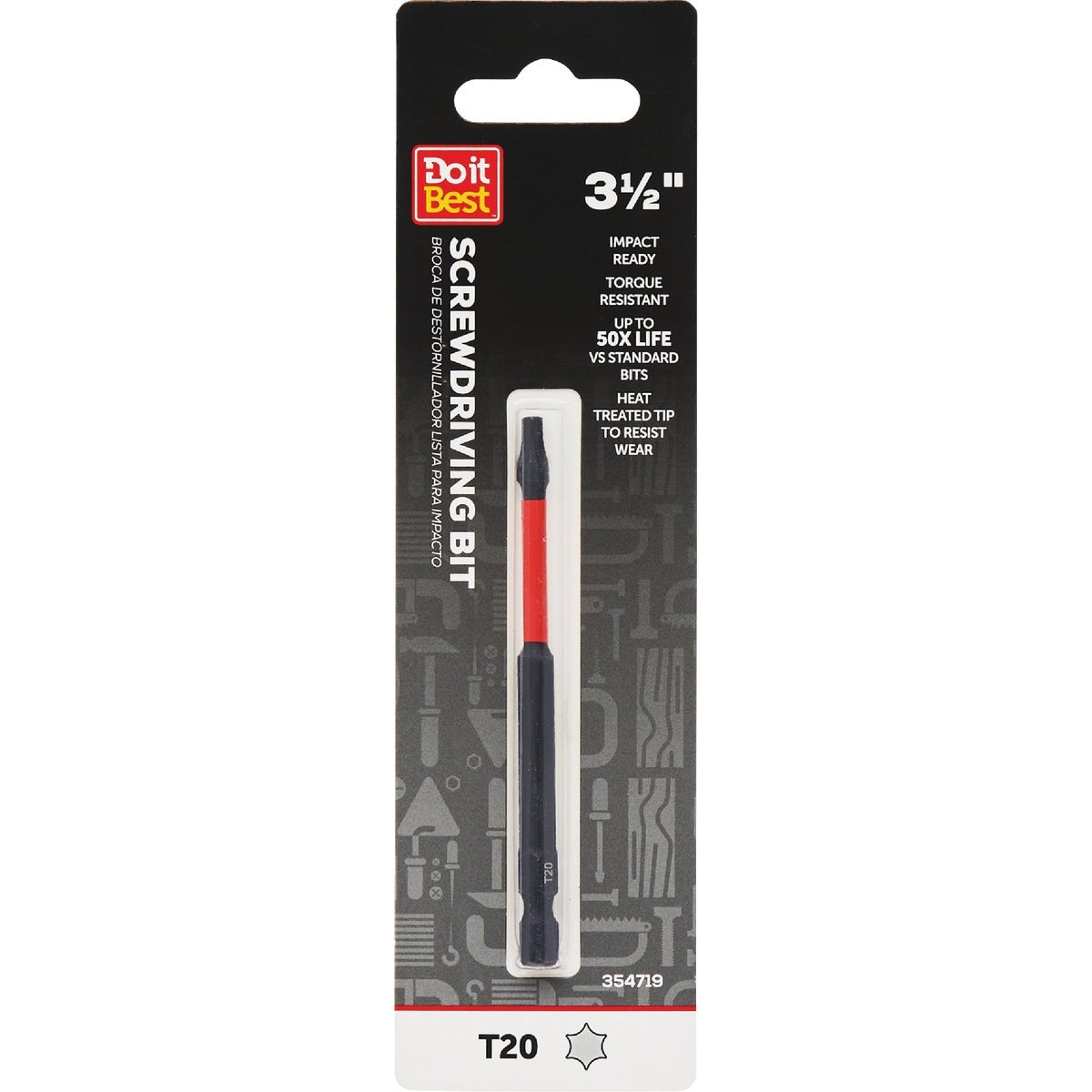 BSC PREFERRED Bsc Preferred QJDIB-SC-029 Impact Screwdriver Bit T20