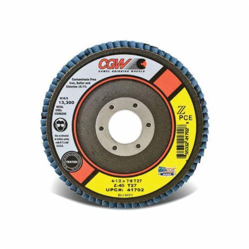 Cgw Abrasives 42002 Contaminant-Free Economy XL Coated Abrasive Flap Disc 7 in Dia