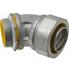 Crouse-Hinds LTB5045G 1/2 Malleable Iron Insulated 45 Degrees Liquidtight Conduit Connector