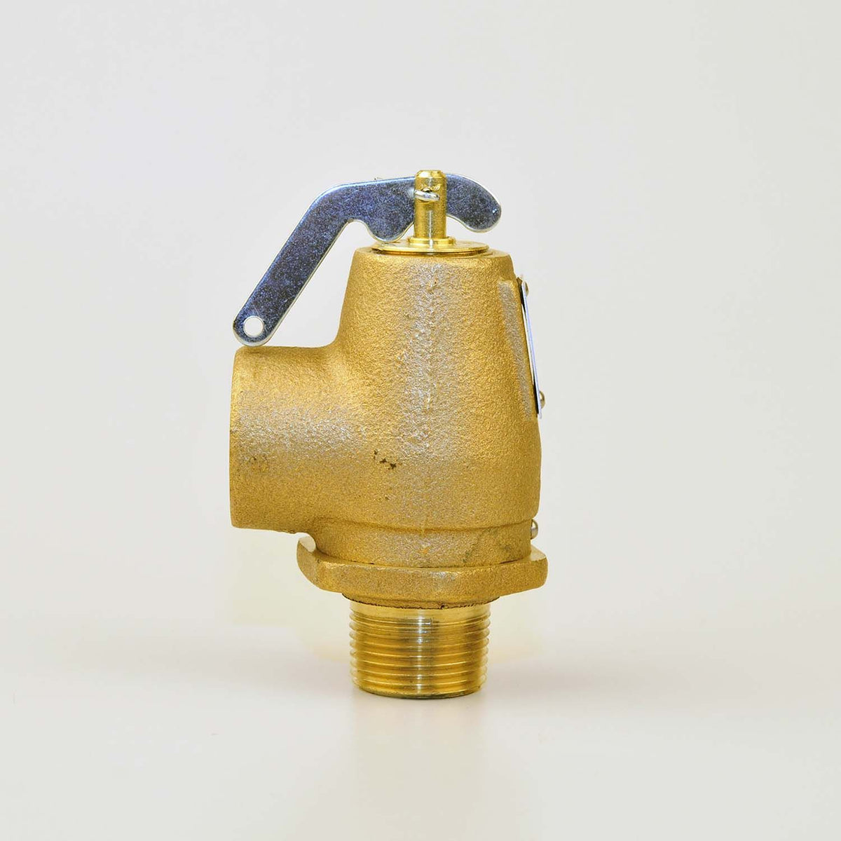 Apollo Valves 13-211-B15 Bronze Pressure Relief Valve for Steam, 3/4 inch MNPT x FNPT, 15 psi