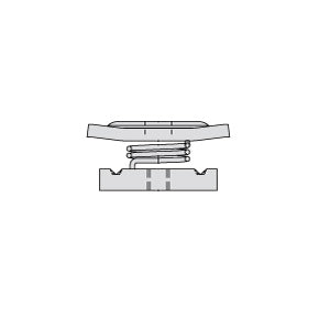 Phoenix Support Systems CNW30025EG 1/4 Nut Washer Combo