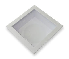 Construction Solutions DBX-5.01 Plastic Dryer Vent Box for 2x6 Framing and Snap On Trim Ring-Full Assembly