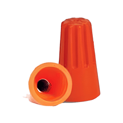 NSI Industries WC-O-CJ Easy-Twist Standard Twist-On Wire Connector, 22 - 14AWG, Orange