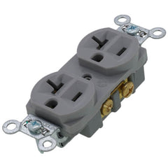 Pass & Seymour CR20GRY Receptacle BL STR 125VAC 20A 2 3 Gray