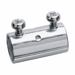 Eaton 460 Eaton Crouse-Hinds Series EMT Set Screw Type Coupling, EMT, Zinc Plated Steel, 1/2