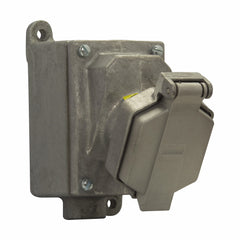 Crouse-Hinds ENR21201 1-Gang Receptacle Assembly, 20A-125V