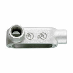 Eaton LL200M Crouse-Hinds Condulet Form 5 Conduit Outlet Body, Malleable Iron, 2 in Hub