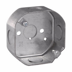 Eaton TP256 Crouse-Hinds Series Octagon Outlet Box, 3-1/4 X 1-1/2, Steel, 9.0 Cubic Inch Capacity