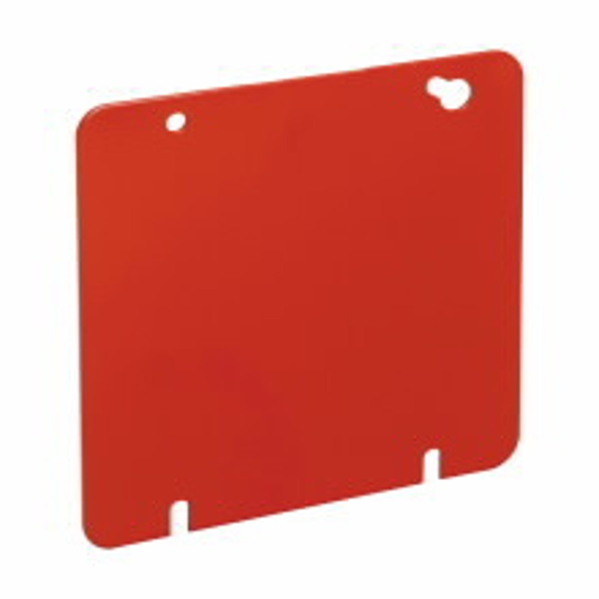 Crouse-Hinds TP568RED Square Cover 4-11/16 in Flat Blank Red