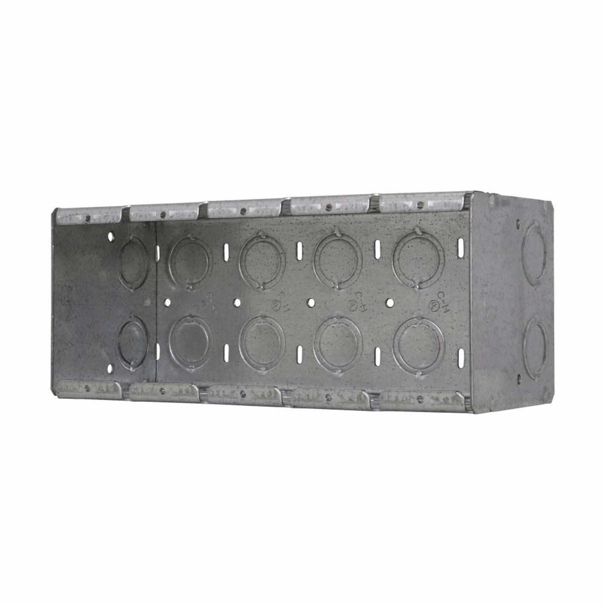 Crouse-Hinds TP694 9-3/16 x 3-1/2 x 3-3/4 Steel 5-Gang Masonry Box