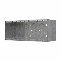 Crouse-Hinds TP694 9-3/16 x 3-1/2 x 3-3/4 Steel 5-Gang Masonry Box