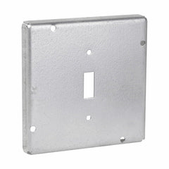 Eaton TP720 Eaton Crouse-Hinds Series Square Surface Cover 4-11/16 Raised Surface Steel