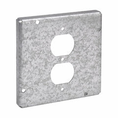 Eaton TP722 Eaton Crouse-Hinds Series Square Surface Cover Raised Surface Steel for One Duplex Receptacle