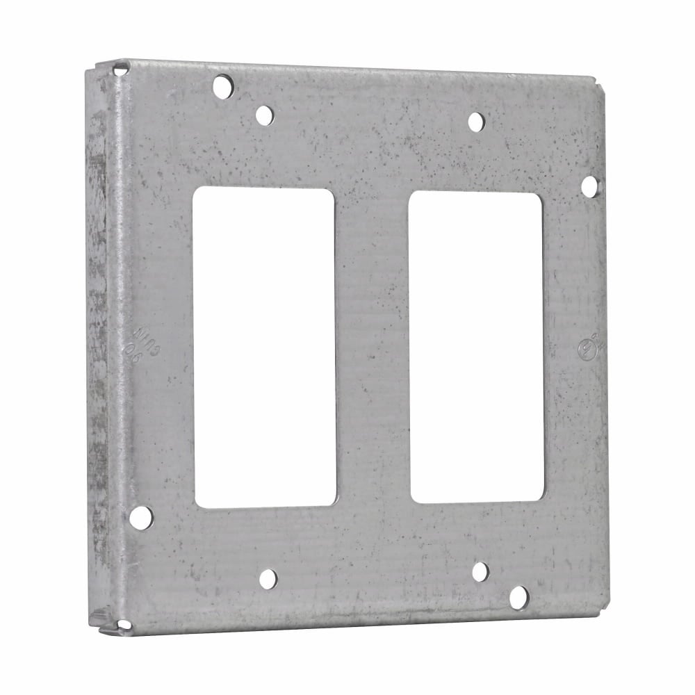 Eaton TP741 Square Surface Cover 4-11/16 for Two GFI Receptacles