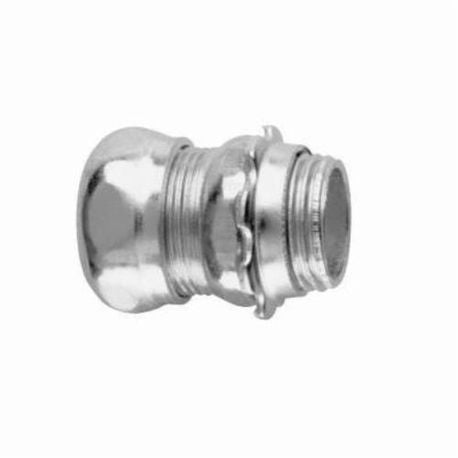 Eaton 658 Crouse-Hinds Series EMT Compression Connector EMT Straight Non-Insulated Steel Threadless 3-1/2