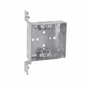 Crouse-Hinds TP459 4 x 4 x 1-1/2 Inch Steel Welded Square Outlet Box