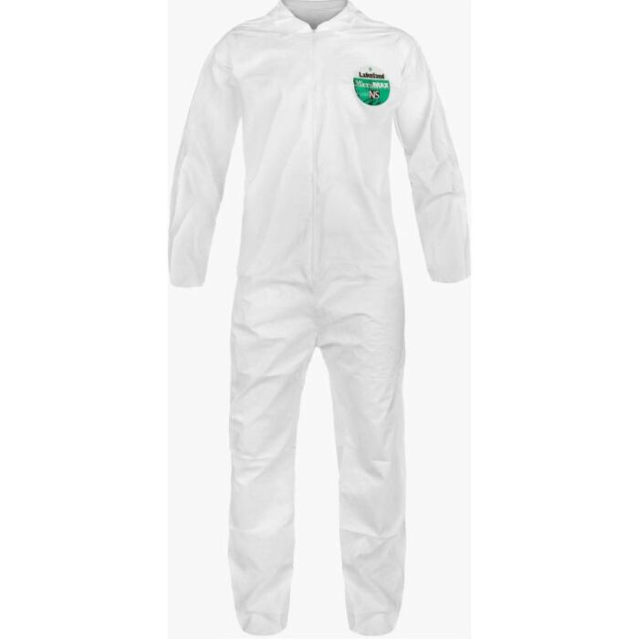 Lakeland CTL412-4XL  MicroMax NS Coverall,MicroMax NS Coverall W/zipper,4X-L