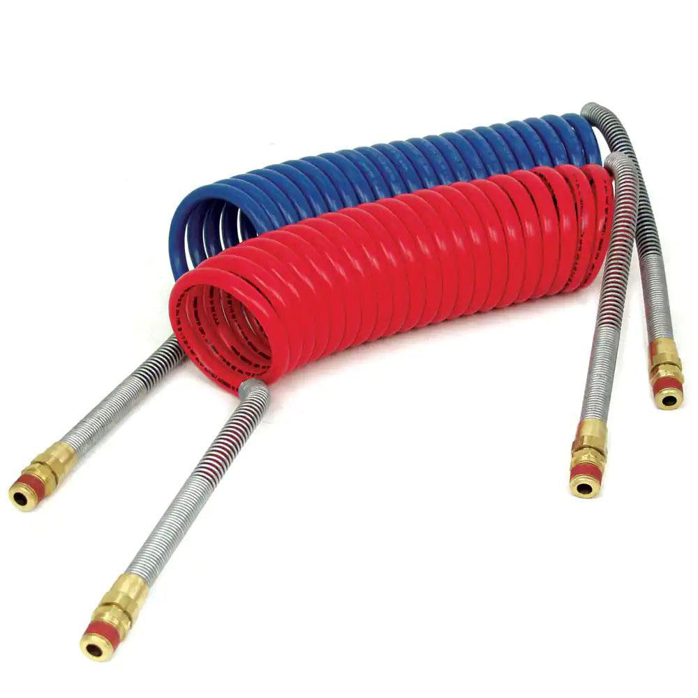 PARKER Parker 731522 Coiled Nylon Air Hose 3/8 in 15 Ft 150 Psi