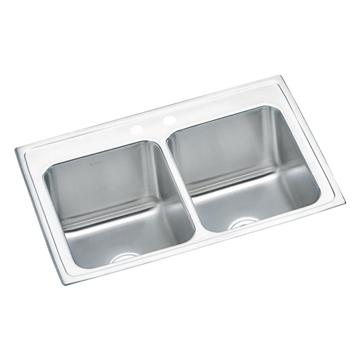 BSC PREFERRED Bsc Preferred DLR3322102 Double Bowl Drop-in Sink 33x22