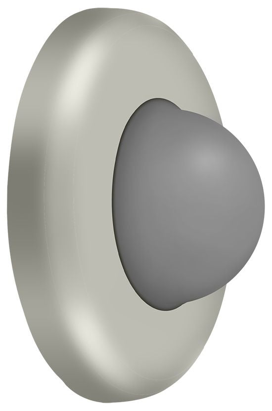DELTANA Deltana WBC250U15 Convex Flush Bumper 2.5 in Satin Nickel
