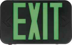 Lithonia Lighting EXRG-EL-M6 LED Exit Sign, Switchable Red / Green Lettering, 120-277V, Battery Backup