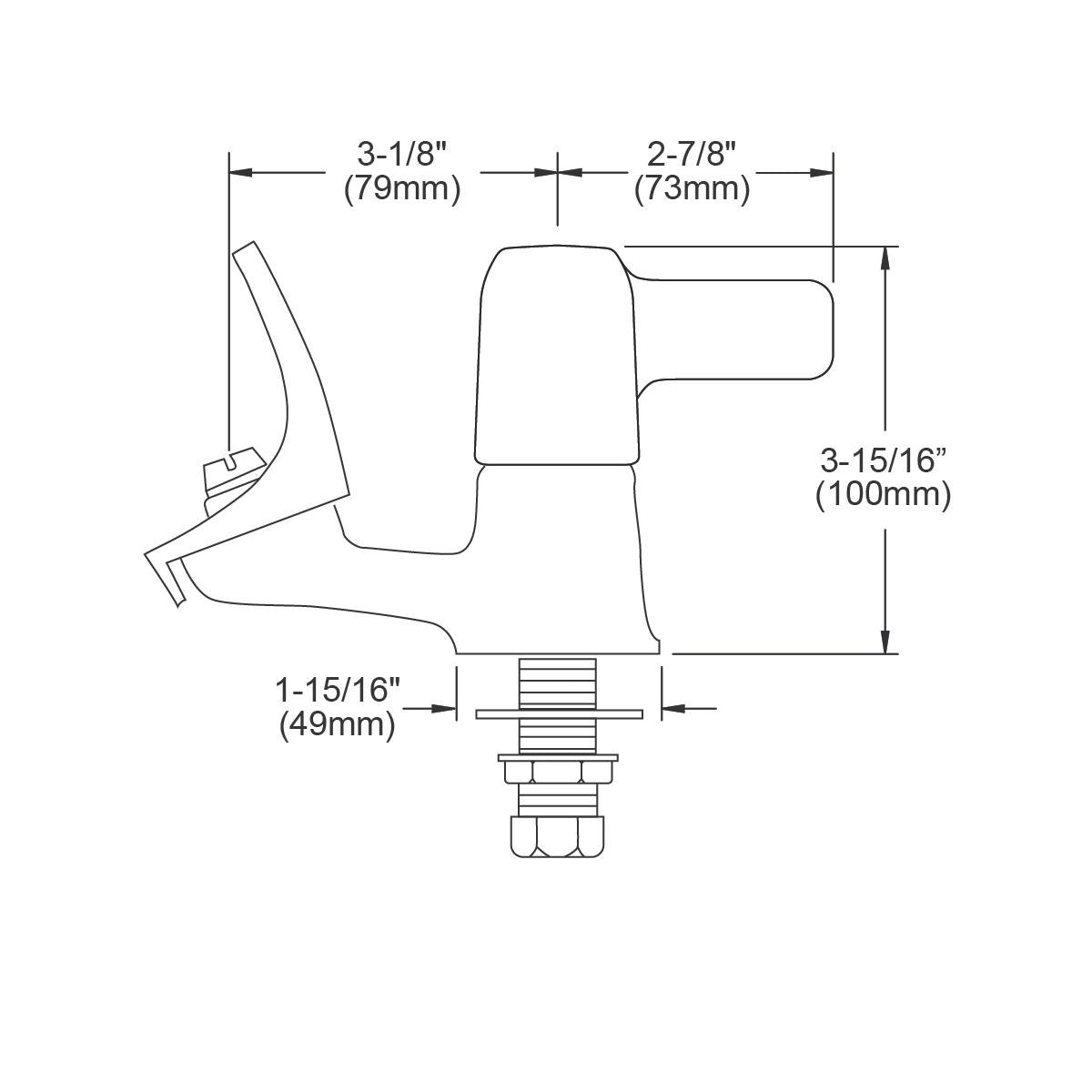 BSC PREFERRED Bsc Preferred LKVRBH1141A Classroom Bubbler Brass
