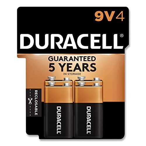 DURACELL Duracell MN16RT4Z Coppertop Alkaline 9V 4-Pack