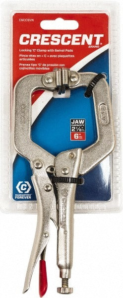 CRESCENT Crescent C6CCSVN Locking C-clamp Plier 2.35 Inch Jaw