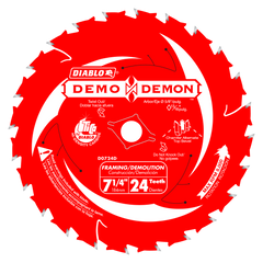 Diablo D0724DA 7-1/4 in. 24-Tooth Demo Demon Framing/Demolition Saw Blade