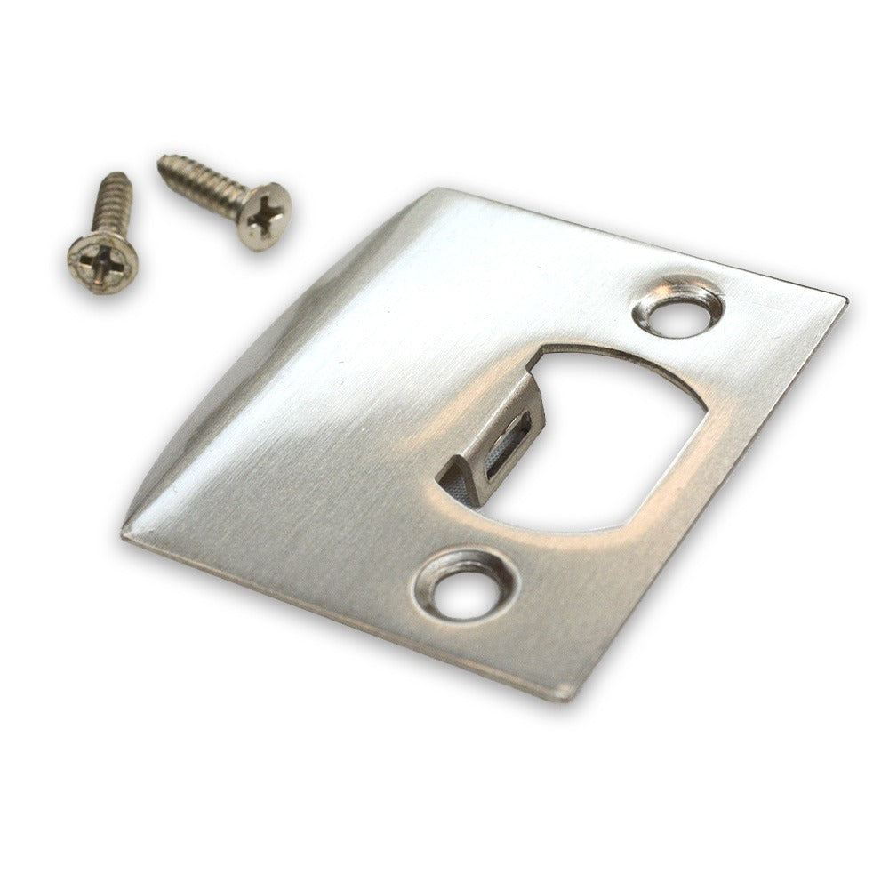 EMTEK Emtek 86086US15 Square Corner Extended Lip Strike Satin Nickel