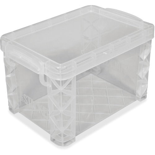 ADVANTUS Advantus Corp. AVT40305 Clear Plastic Card File Box 4x6
