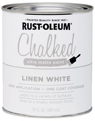 RUST-OLEUM Rust-oleum 285140 Chalked Paint Ultra Matte 30 Oz White