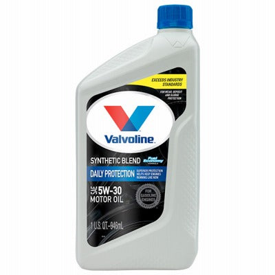 VALVOLINE Valvoline 797975 5W-30 Synthetic Blend Motor Oil 1 Qt