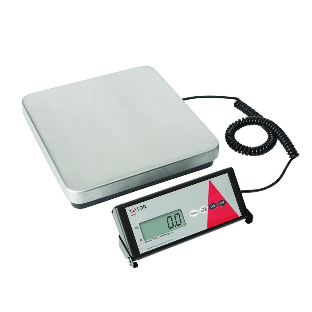 TAYLOR TECHNOLOGIES Taylor TE150 Receiving Scale 150 Lb Lcd Stainless Steel
