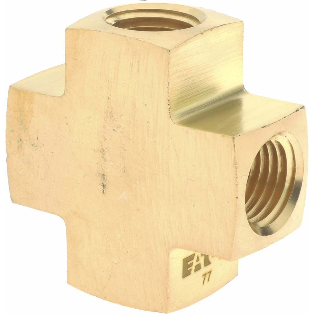 EATON Eaton 3950X4 Brass Female Cross 1/4 Inch Fnptf