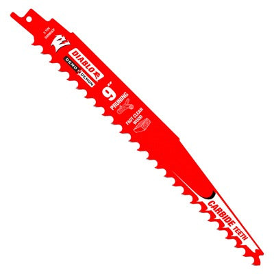 DIABLO Freud DS0903CP 9 in 3 Tpi Carbide Pruning Recip Blade 5 Pack