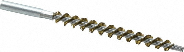 SCHAEFER BRUSH Schaefer Brush 43607 Tube Brush 7/16 in Brass Bristles