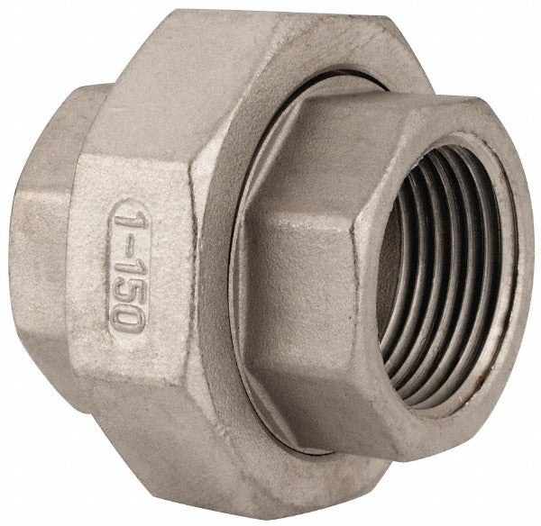 VALUE COLLECTION Value Collection 4CU-CFF1 Pipe Union 1 in 304 Ss Fnpt 150 Psi
